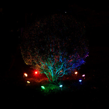 Spot sur pied LED extérieur connecté intelligent 5W RGB + blanc 12V Garden  Pro jardin terrasse
