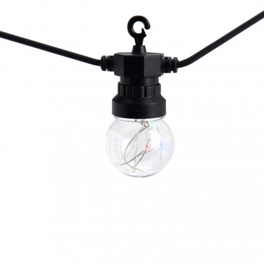 LED Outdoor Slinger Mariola 10 Lampen RGB  7.5m