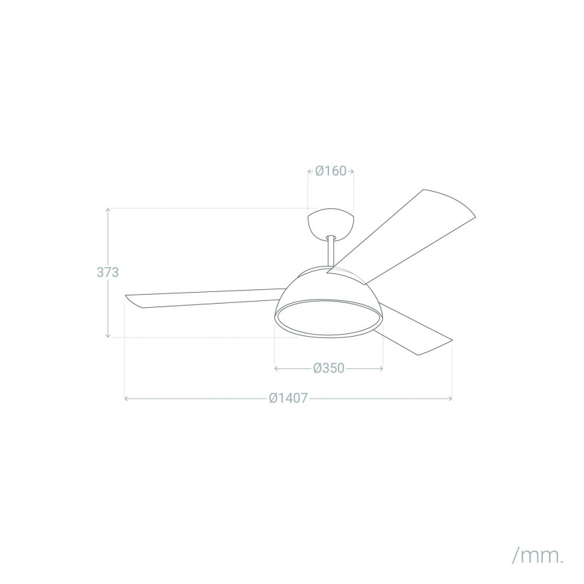 Product of Gregal Silent Ceiling Fan with DC Motor in Black LEDS-C4 30-6489-60-F9 140.7cm