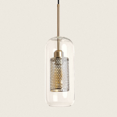 Julieta Lungo Metal & Glass Pendant Lamp