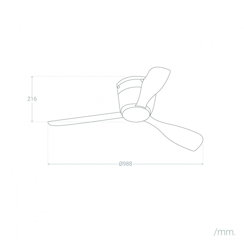 Product of Bora Silent Ceiling Fan with DC Motor in White LEDS-C4 30-7973-14-F9 98.8cm