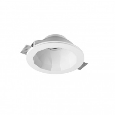 Colerette Downlight Intégration Plâtre/Pladur Dodeca pour Ampoule LED GU10 / GU5.3 Coupe Ø253 mm UGR17