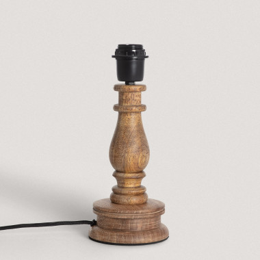 Dřevěný Podstavec Stolní Lampy Chess ILUZZIA