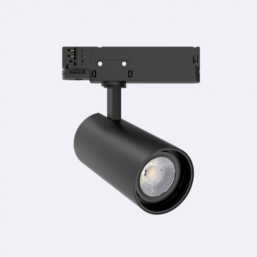 Product van LED Track Spot Driefasig 30W Fasano No Flicker Dimbaar DALI Zwart  