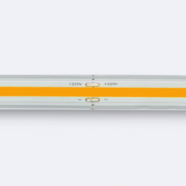 Produkt von LED-Streifenrolle Dimmbar 220V COB  50m 320 LEDs/m Superwarmes Weiß IP65 Breite 14mm Schnitt alle 50cm