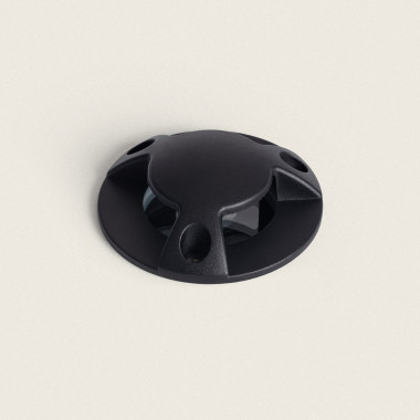 Segnapasso da Esterno LED 3W Incasso a Terra Gimsha 3L Nero