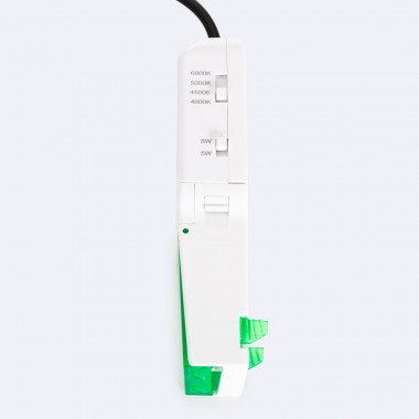 Product van Downlight LED Vlamvertragend  Rond  4CCT ( Neutraal-Koud) Regelbaar  IP65 Wit  Zaagmaat  Ø65 mm