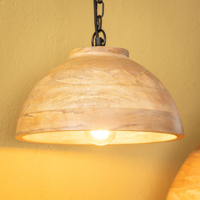 Product of Naisha S Wooden Pendant Lamp ILUZZIA 
