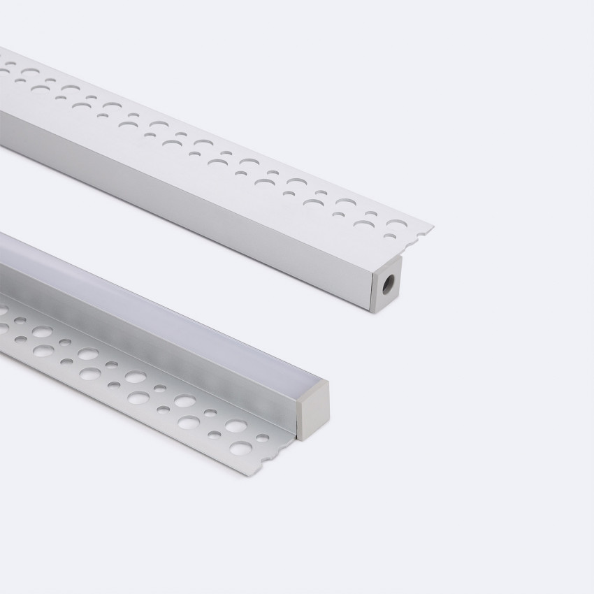Produit de Profilé Aluminium Intégration dans Plâtre/Placo pour Rubans LED Jusqu'à 8 mm
