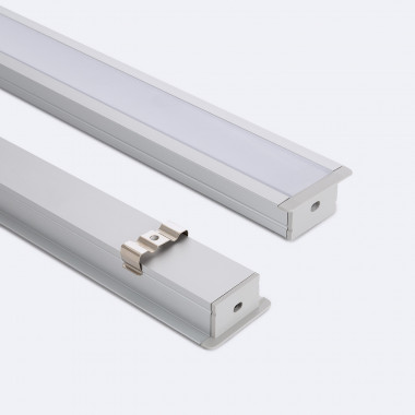 Product of 2m Aluminium Recessed Profile for LED Strips up to 25mm 