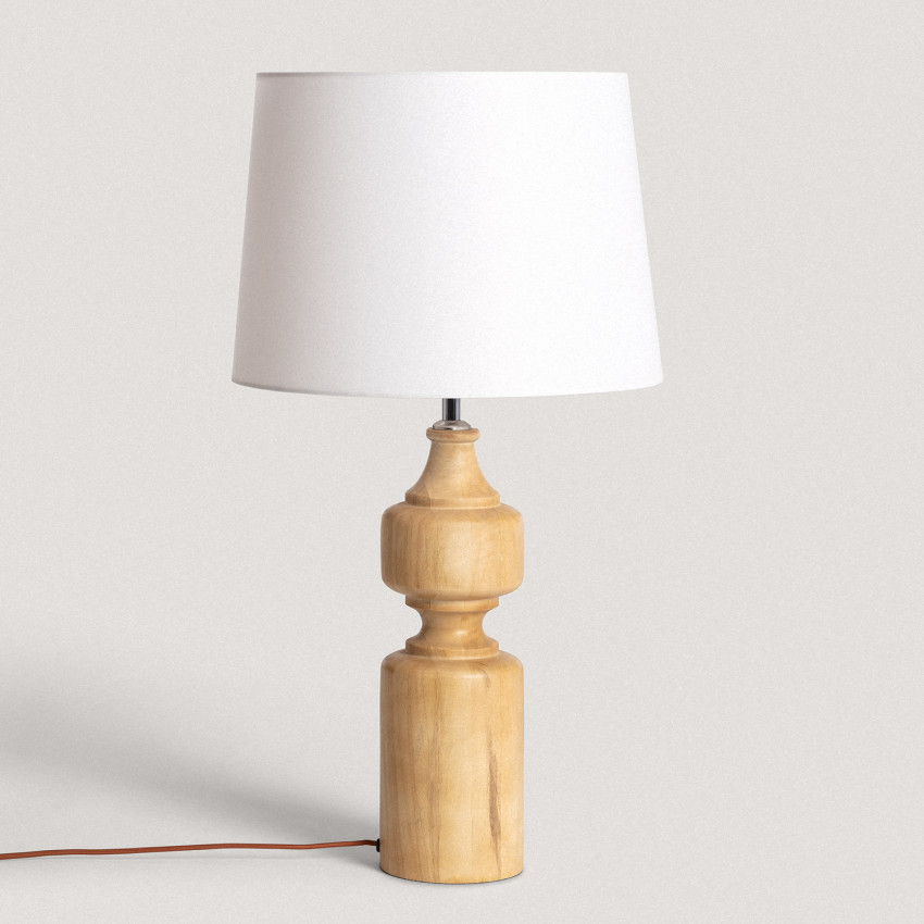 Product of Sansa Wooden Table Lamp ILUZZIA 