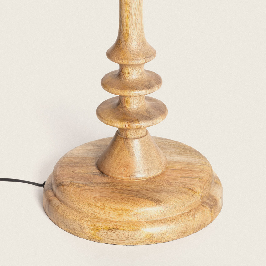 Product of Meena Wooden Floor Lamp ILUZZIA
