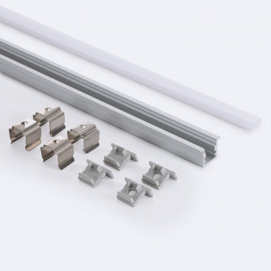 Product of 2m Aluminium Recessed Low Profile with Continous Cover for LED Strips up to 6mm