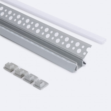Produkt od Rohový Hliníkový Profil pro Sádrokarton/Omítky pro LED Pásky do 9mm pro Vnitřní Roh