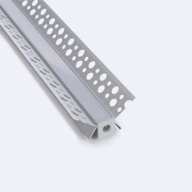 Profilé Aluminium Intégration dans Plâtre/Placo pour Angle