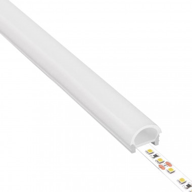 Vestavná Silikonová Trubice Flex Půlkruhová pro LED pásky 10-15 mm