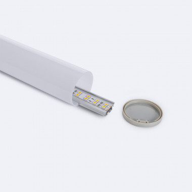 2m Závěsný Hliníkový Profil Kulatý pro LED Pásky do 22mm