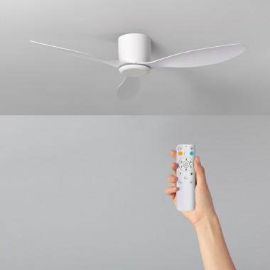 Weimar White Outdoor Ceiling Fan with DC Motor 132cm