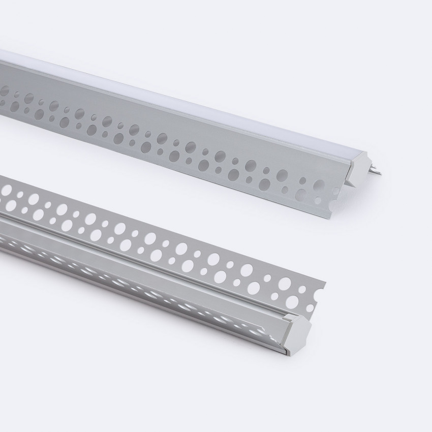 Product van Aluminium Integratie Profiel Gips/Pladur voor buitenhoeken voor LED Strips tot 9 mm