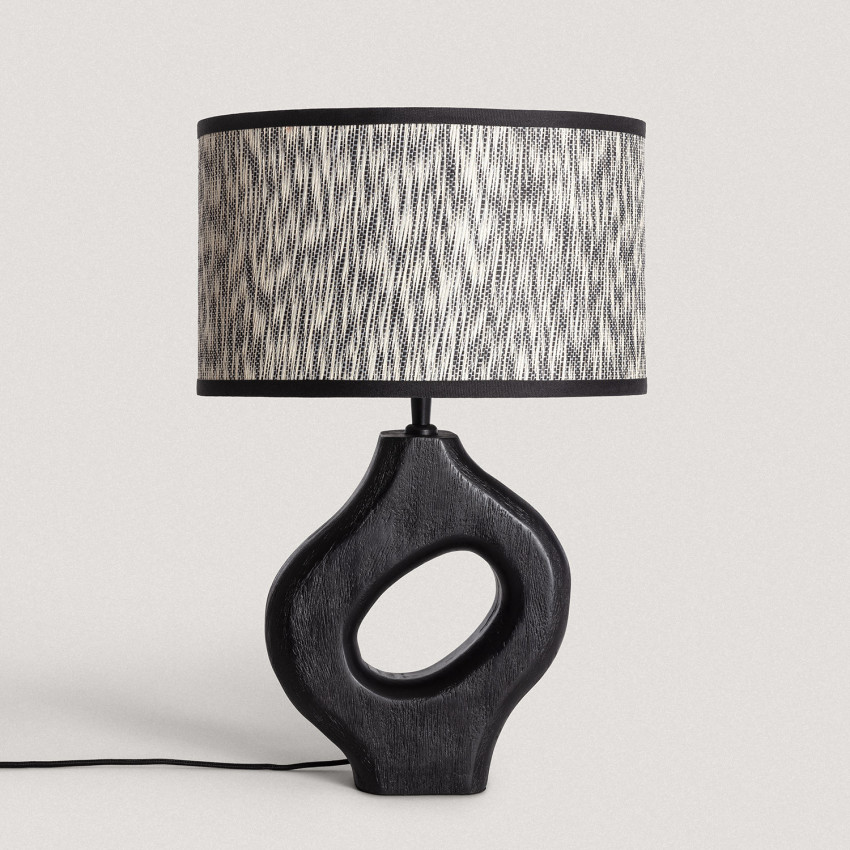 Product of Dhara Wooden Table Lamp ILUZZIA