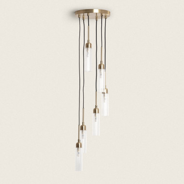 Iraide Metal & Glass Pendant Lamp