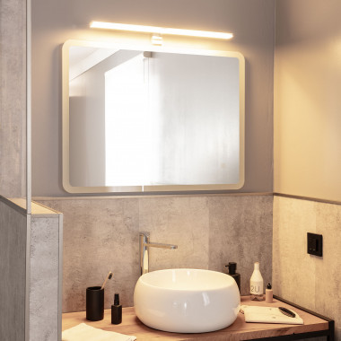 Applique murale LED pour miroir salle de bain 12W blanc chaud