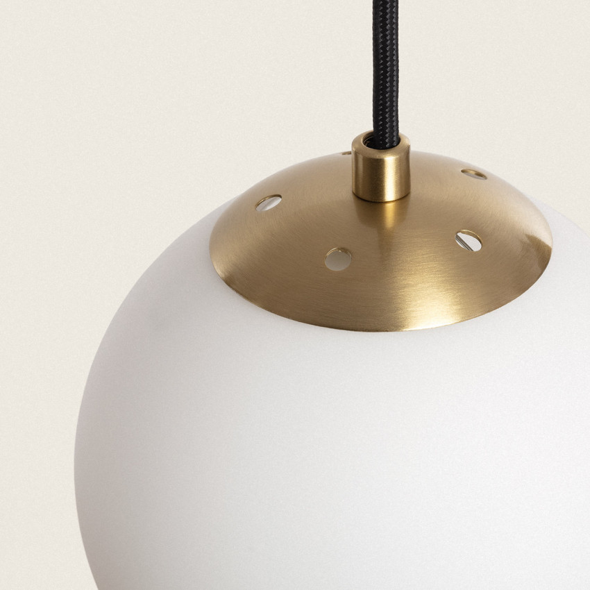 Product of Moonlight Brass 5 Spotlight Metal & Glass Pendant Lamp 