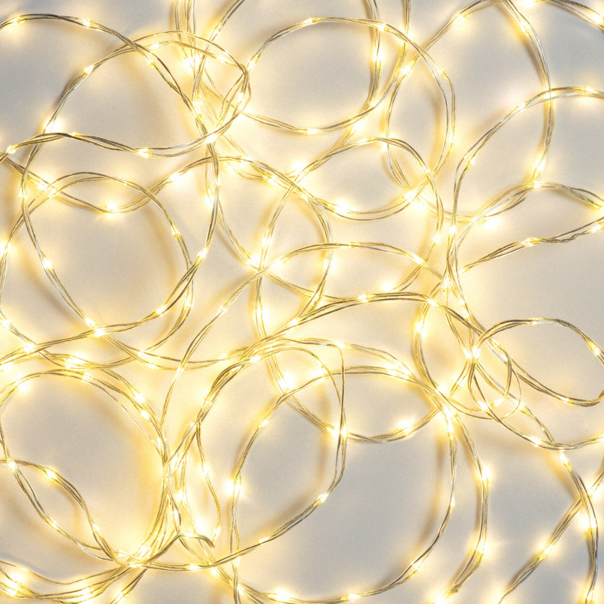 Produkt od 30m Venkovní LED Světelná Girlanda - Řetěz Teplá Bílá, Průhledná  