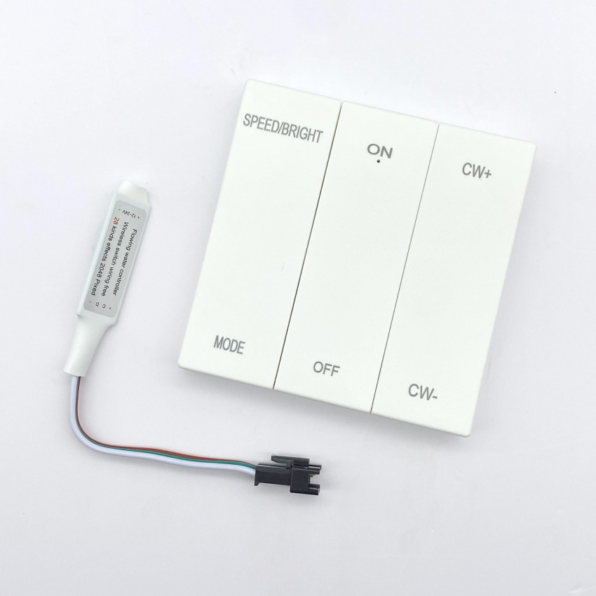 Produkt von Controller Dimmer für digitale LED-Streifen 12/24 V DC + RF-Fernbedienung 6 Tasten