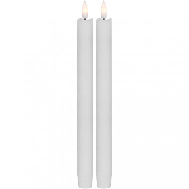 Pack of 2 Realist Natural Wax LED Candle