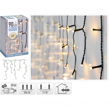 Guirlande Lumineuse CSN 10920 - 64 LED Blanches - 300x60 Cm - Tenda Sfalsata