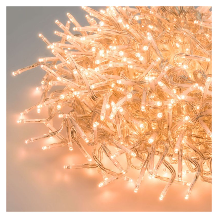Product of 8m "Bunch" Transparent Warm White Outdoor LED Garland