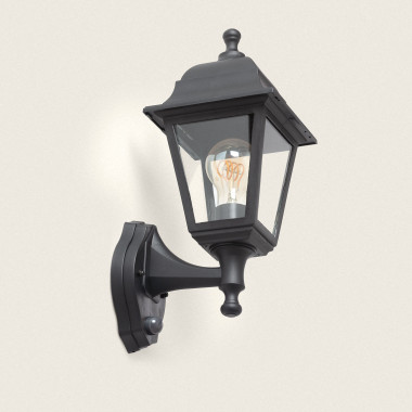 Venkovní nástěnná Lampa s PIR Senzorem Sennen Black