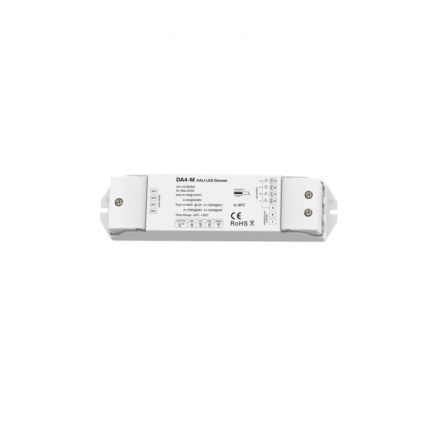 Produkt od Driver - Napájecí Zdroj DALI 4-kanálový Stmívač LED Pásků 12-48V