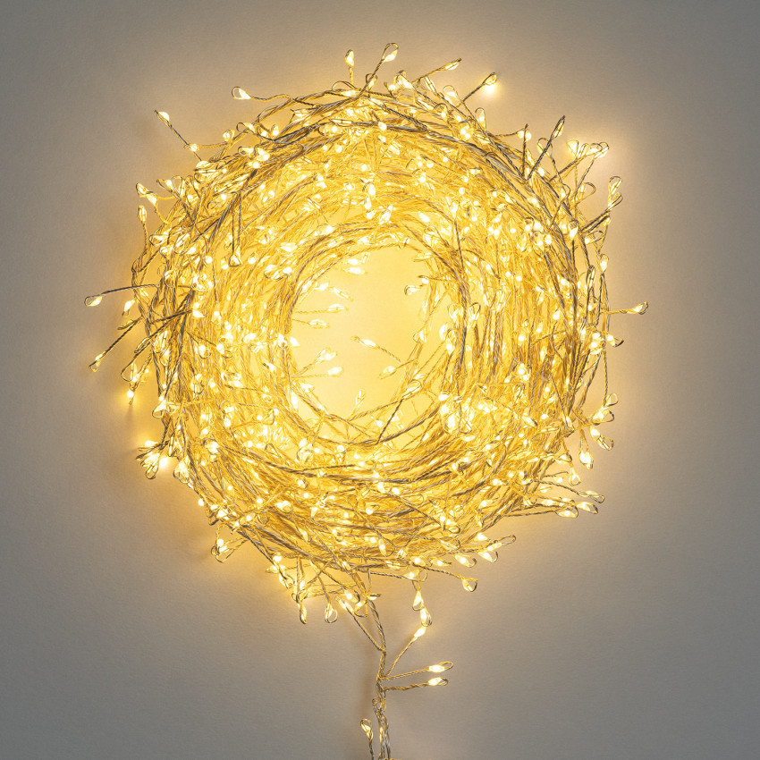 Produkt od 5m Venkovní Drátěná LED Světelná Girlanda - Řetěz Chromovaná "Hrozen"