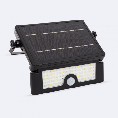 Foco Proyector LED Solar 6W IP65 con Sensor de Movimiento PIR y Crepuscular