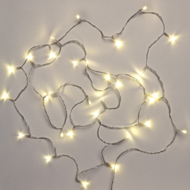 Lumières Décoratives à LED Blanc Froid avec Piles, Guirlandes