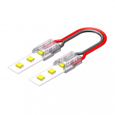 Produkt von Doppelter Clip-Verbinder mit Kabel für LED-Streifen 12/24V DC COB IP20 Breite 8mm