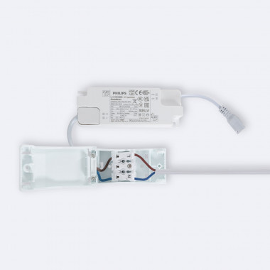Product van LED Paneel 60x60 cm 40W 4000lm Microprismatic (UGR17) met Quick Connect Box en Veiligheidskabel