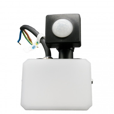 Produkt von LED Flutlichtstrahler 10W IP65 Weiß mit PIR-Sensor 