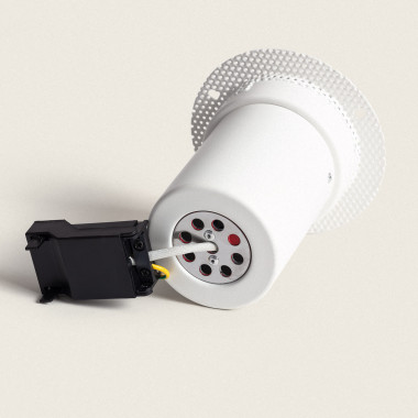 Product van Downlight Ring Pleisterwerk/Pladur integratie Rond voor LED-lamp GU10 Zaagmaat Ø 90 mm Trimless Verstelbaar