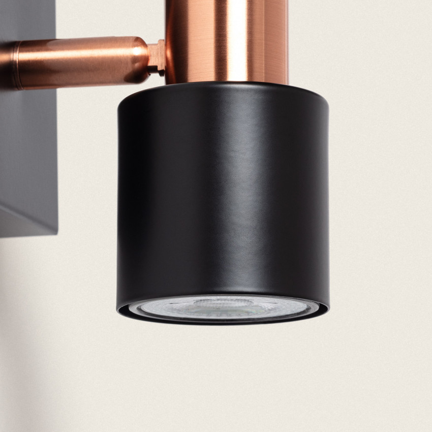 Product of Albus Black Rose 1 Spotlight Metal Directional Wall & Ceiling Lamp 