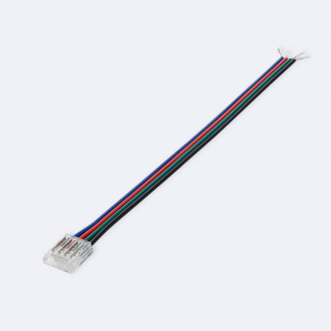 Product Hippo Connector met Kabel voor RGB LED Strip 12/24V DC SMD IP20 Breedte 10mm