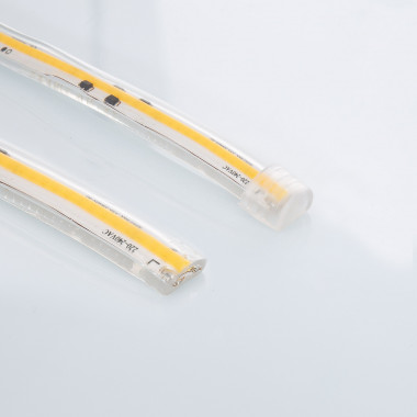 Product van LED Strip Dimbaar 220V COB Zelfregulerend 320 LED/m 720lm/m Breedte 12 mm IP65 te knippen om de 50 cm