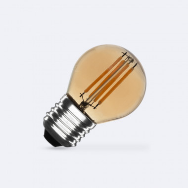 LED-Glühbirne Filament E27 4W 470 lm G45 Gold