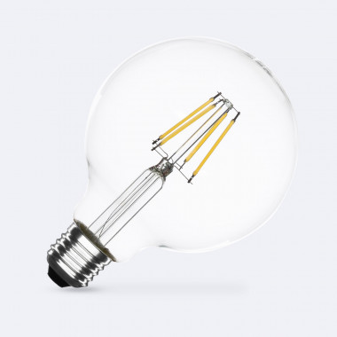 6W E27 G95 Dimmable Filament LED Bulb 720lm