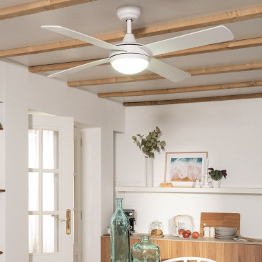 Prodotto da Ventilatore da Soffitto Navy Bianco 132cm Motore DC