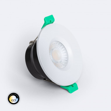 Downlight LED 5-8W  Ignífugo Circular 4CCT Regulable IP65 Corte Ø65 mm Design