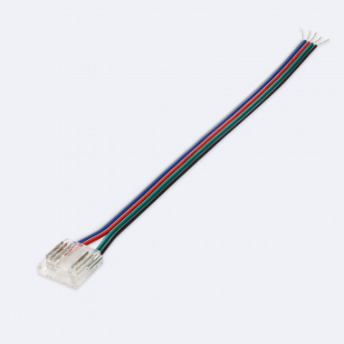 Clip-Verbinder mit Kabel für LED-Streifen RGBW 24V DC COB IP20 Breite 12mm