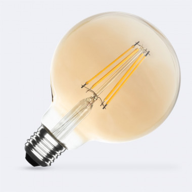 Żarówka Filament LED E27 8W 1055 lm Ściemnialna G95 Gold